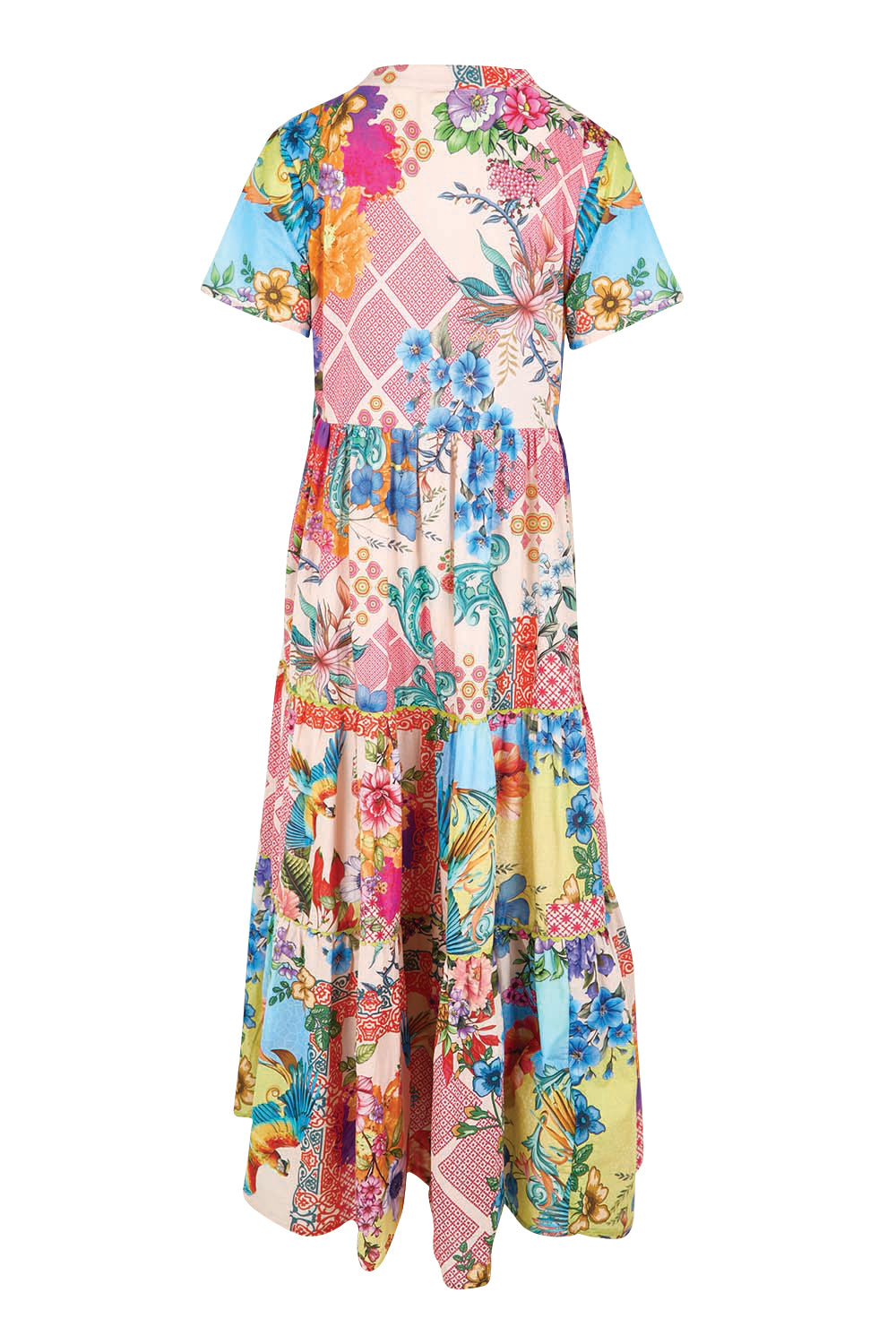 Product shot of the Willow Midi Dress – Print in colour Print, from the back