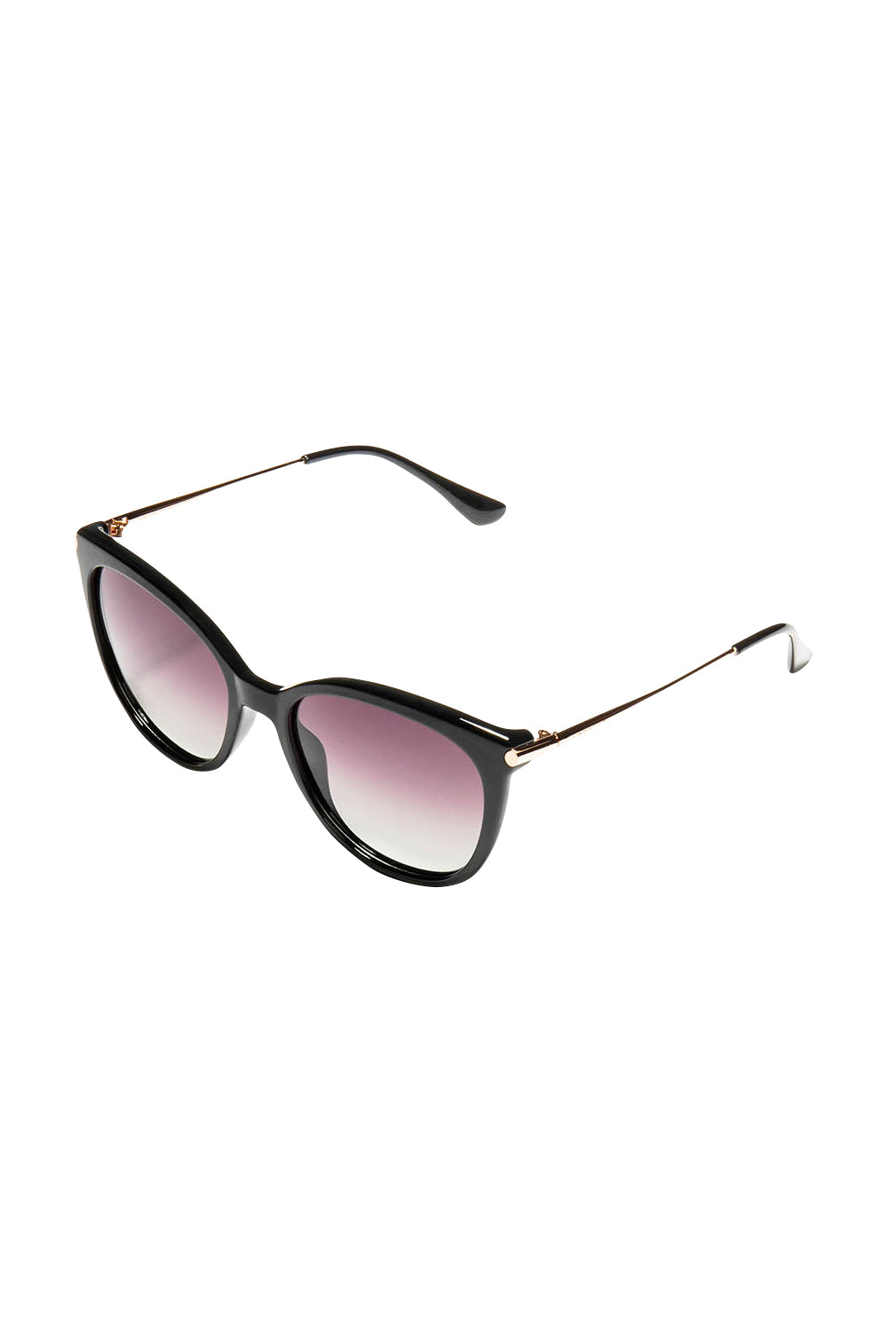 Product shot of the Ashley Sunglasses in colour Black (Black), detail