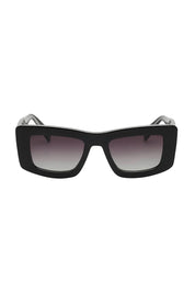 Product shot of the Bailey Sunglasses in colour Black (Black), from the front