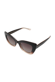Product shot of the Eden Sunglasses in colour Ombrebrown, detail