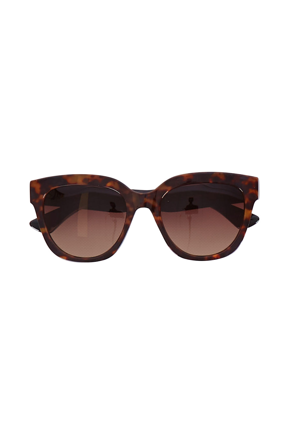 Product shot of the Mercedes Sunglasses in colour Tortoise, from the front
