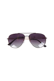 Product shot of the Mara Sunglasses in colour Black (Black), from the front