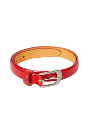 Product shot of the Work It Belt in colour Red (Red), from the front