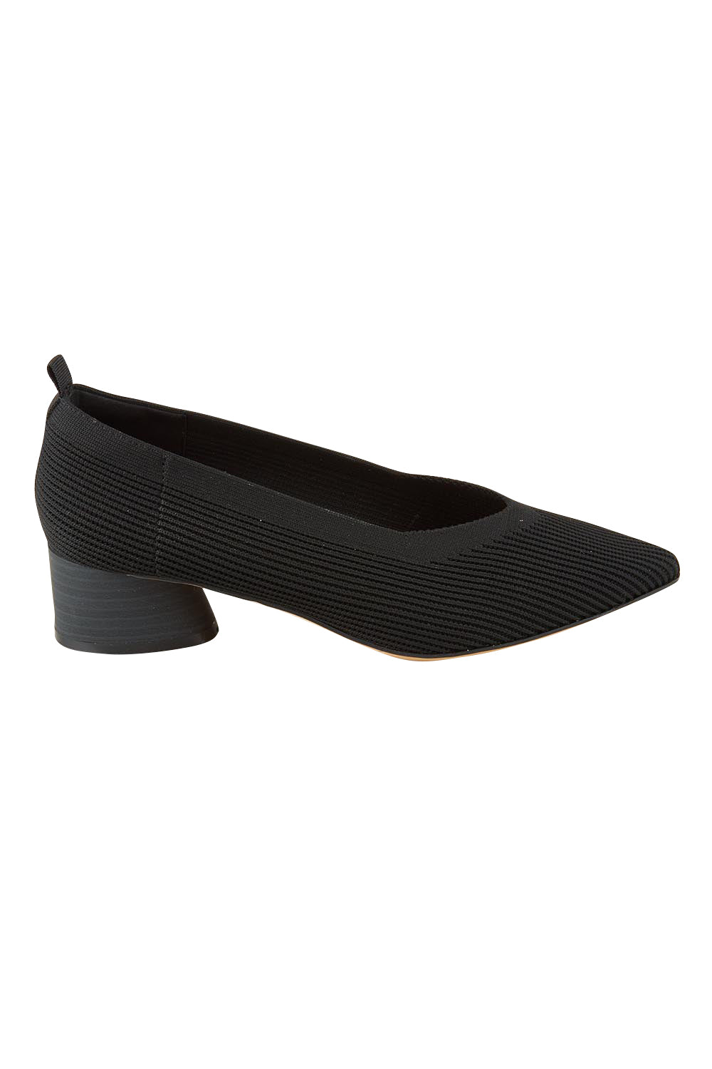 Han Fly Knit Heel - Black