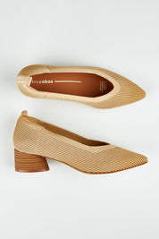 Han Fly Knit Heel - Caramel