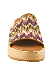 Product shot of the Seli Slide - Brownmulti in colour Brownmulti, showing detail