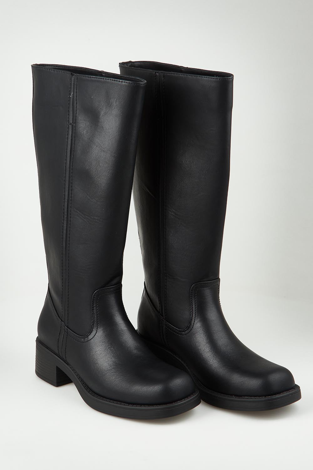 Trooper Knee Boot – Black