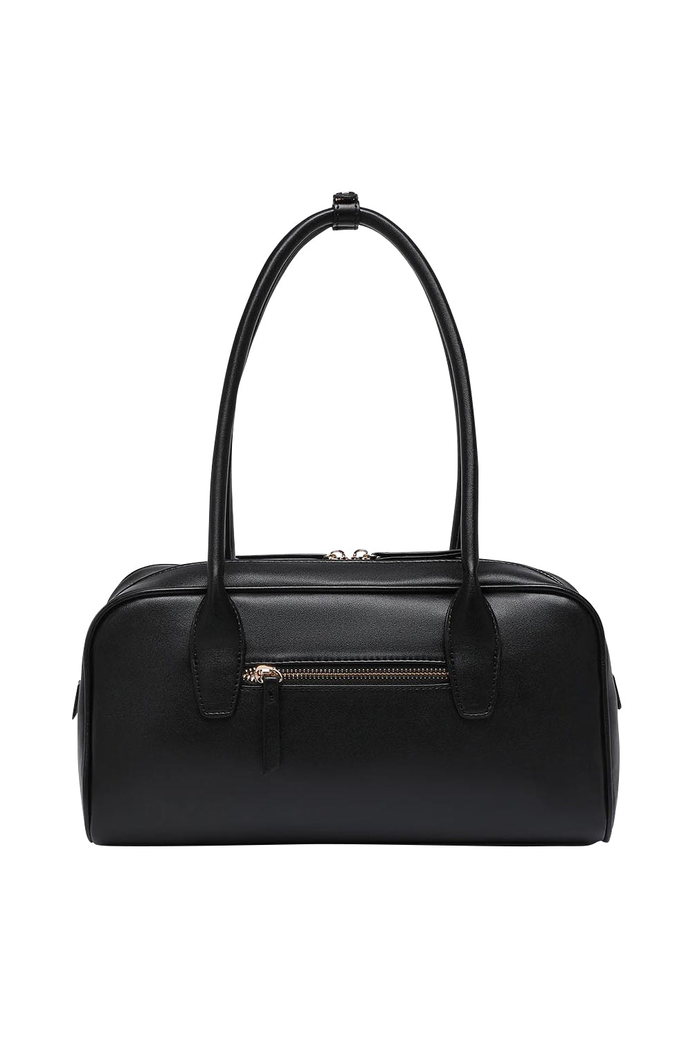Product shot of the Paloma Shoulder Bag in colour Black (Black), from the back