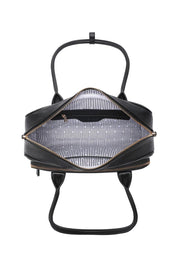 Product shot of the Paloma Shoulder Bag in colour Black (Black), detail