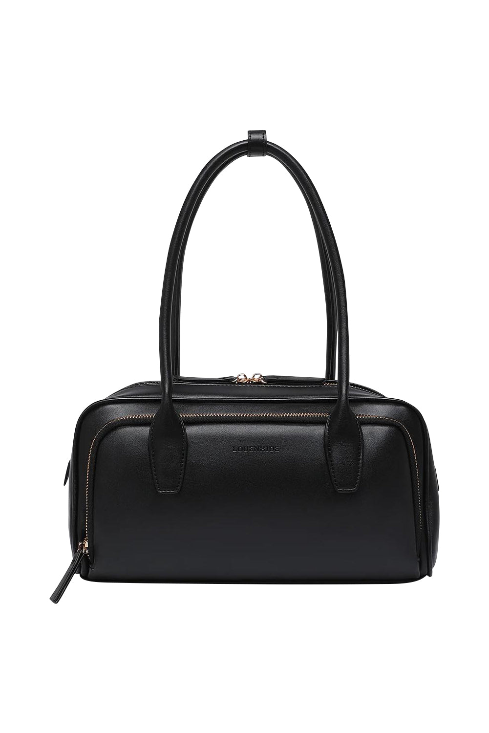 Product shot of the Paloma Shoulder Bag in colour Black (Black), from the front