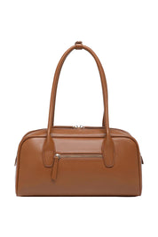Product shot of the Paloma Shoulder Bag in colour Tan, from the back