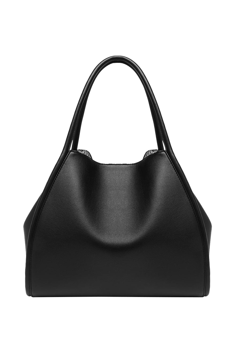 Product shot of the Sutton Shoulder Bag in colour Black (Black), from the back