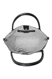 Product shot of the Sutton Shoulder Bag in colour Black (Black), detail