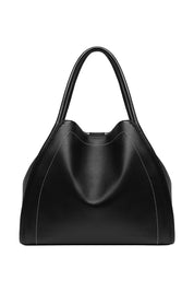 Product shot of the Sutton Shoulder Bag in colour Black (Black), from the front