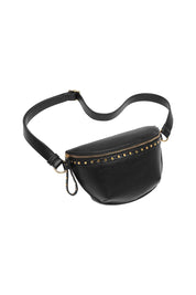 Product shot of the Cassidy Belt Bag in colour Black (Black), detail
