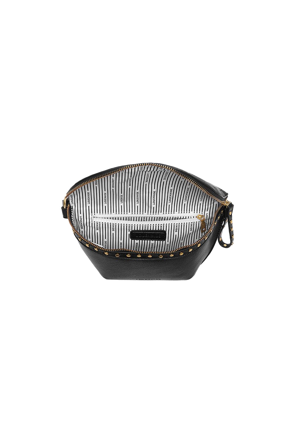 Product shot of the Cassidy Belt Bag in colour Black (Black), detail