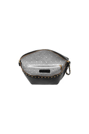 Product shot of the Cassidy Belt Bag in colour Black (Black), detail