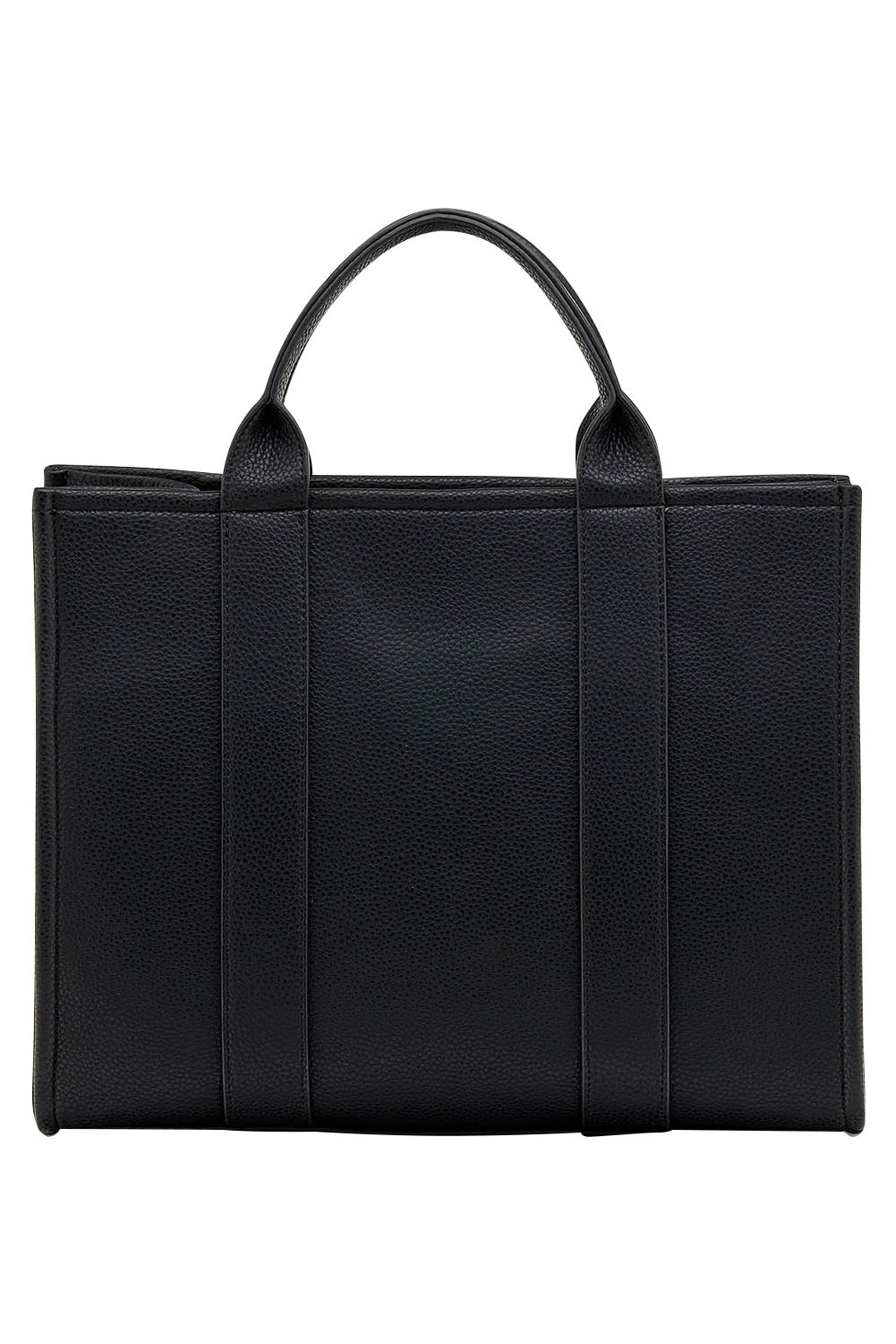 Product shot of the Manhattan Tote Bag in colour Black (Black), from the back