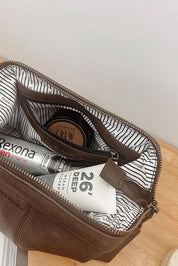 Albie Cosmetic Case – Chocolate