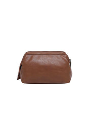 Albie Cosmetic Case – Cognac