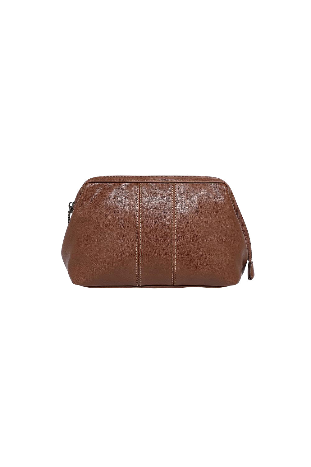 Albie Cosmetic Case – Cognac