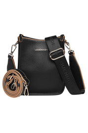 Product shot of the Parker Phone Crossbody Bag in colour Black (Black), detail