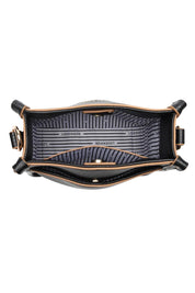 Product shot of the Parker Phone Crossbody Bag in colour Black (Black), detail
