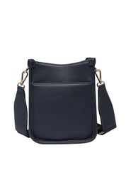 Product shot of the Parker Phone Crossbody Bag in colour Navy (Blue), from the back