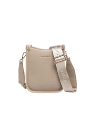 Product shot of the Parker Phone Crossbody Bag - Stone in colour Stone, from the back
