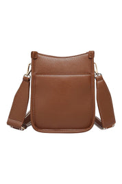 Product shot of the Parker Phone Crossbody Bag in colour Tanlogo, from the back