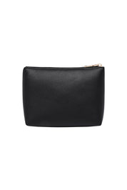 Product shot of The Everyday Pouch in colour Black (Black), from the back