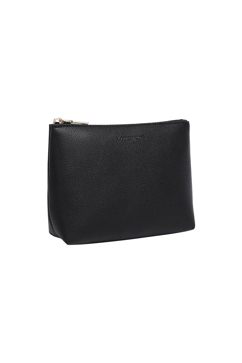 Product shot of The Everyday Pouch in colour Black (Black), detail