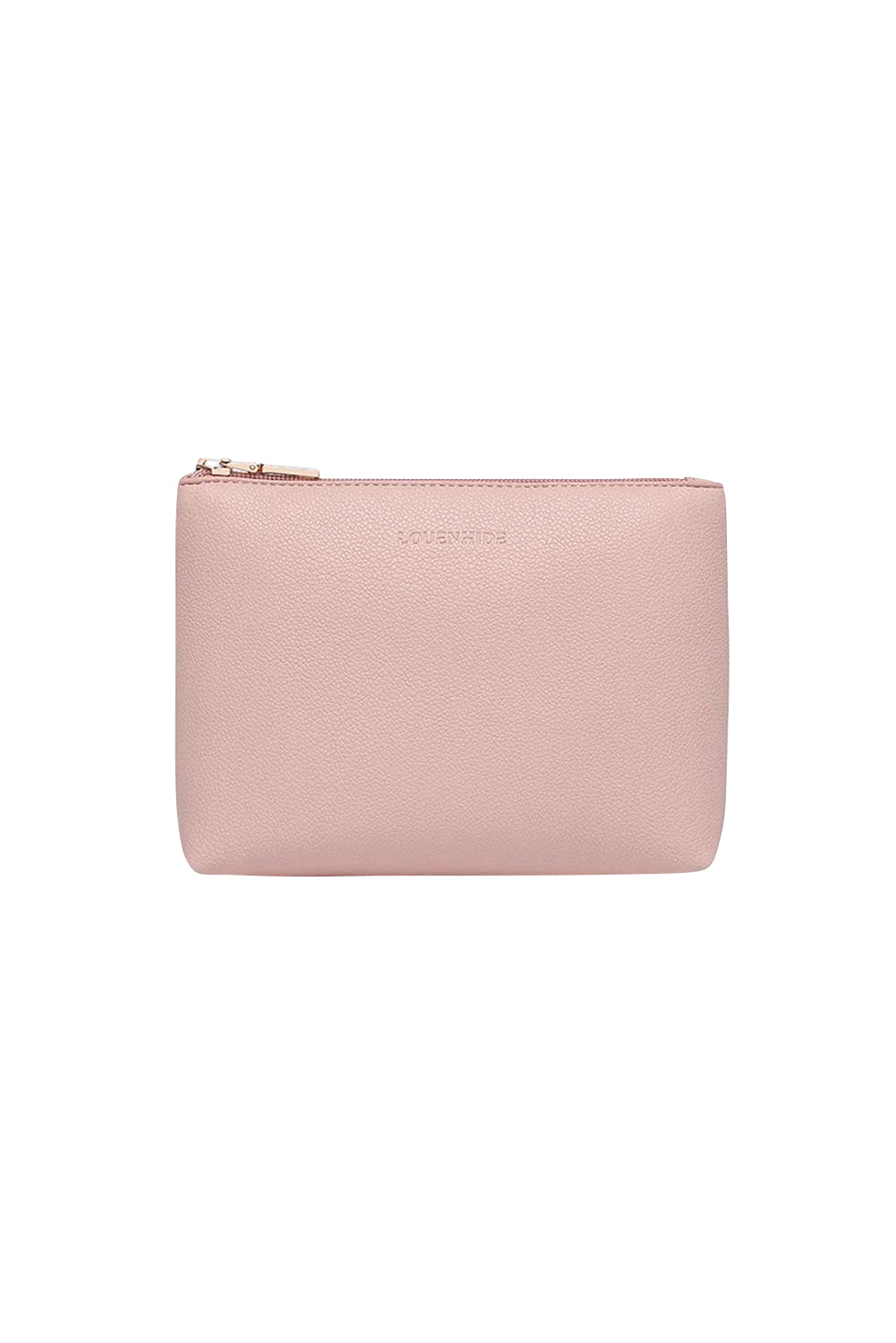 Product shot of The Everyday Pouch in colour Duskypink (Pink), from the front