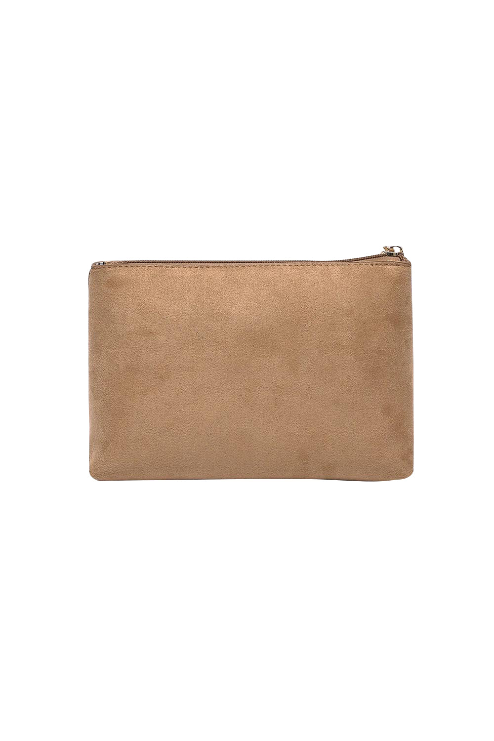 Product shot of The Everyday Pouch in colour Honeysuede, from the back