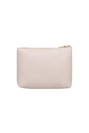 Product shot of The Everyday Pouch in colour Oat, from the back