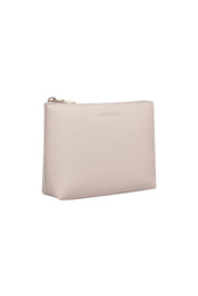 Product shot of The Everyday Pouch in colour Oat, detail