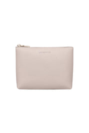 Product shot of The Everyday Pouch in colour Oat, from the front
