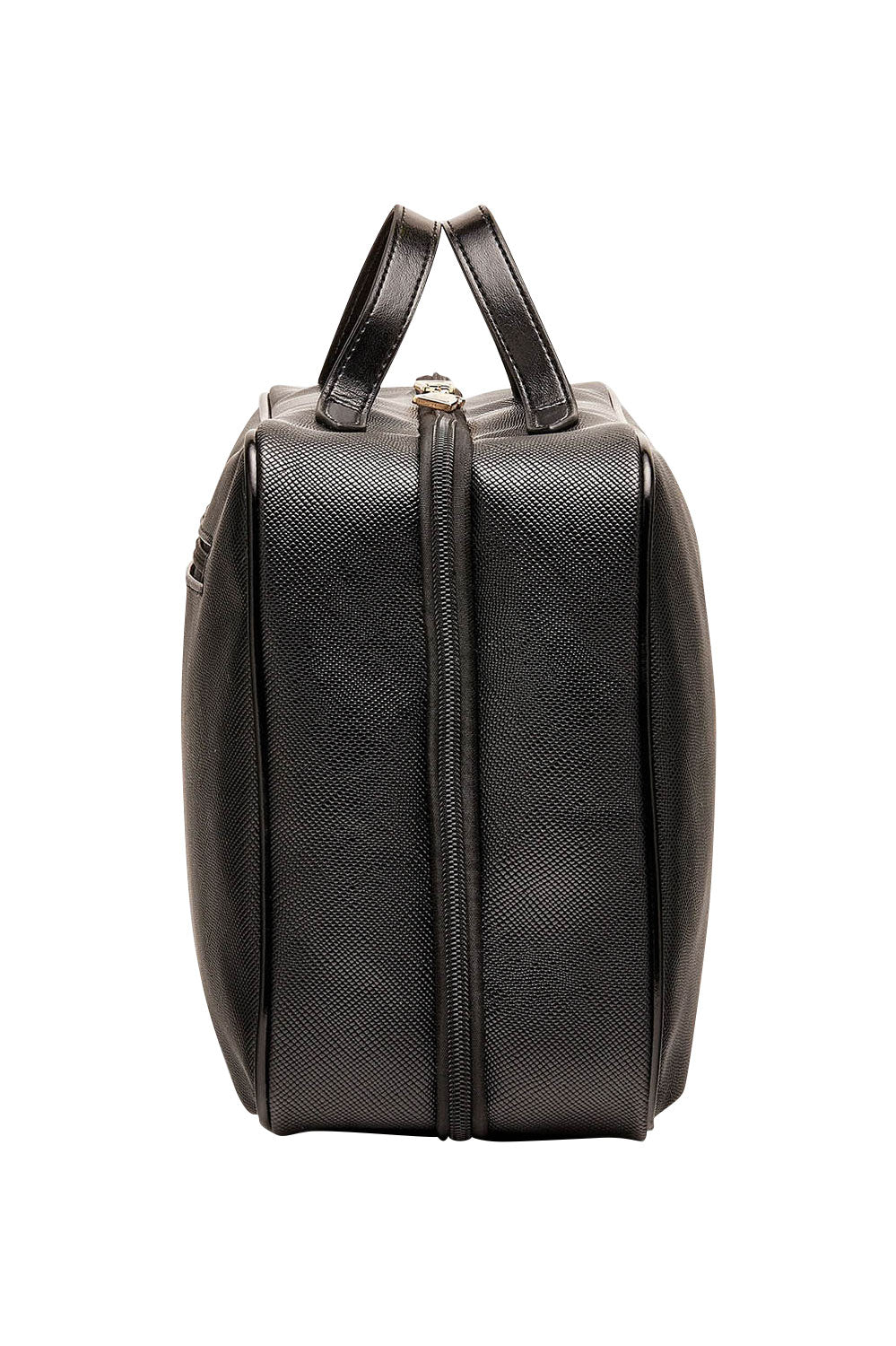 Product shot of the Emma Toiletries Bag in colour Black (Black), detail