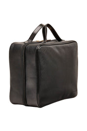 Product shot of the Emma Toiletries Bag in colour Black (Black), detail