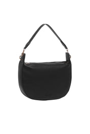 Product shot of the Georgina Shoulder Bag in colour Black (Black), detail