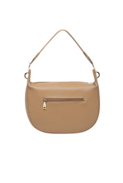Product shot of the Georgina Shoulder Bag in colour Honey, from the back