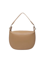 Product shot of the Georgina Shoulder Bag in colour Honey, detail