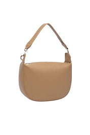 Product shot of the Georgina Shoulder Bag in colour Honey, detail