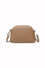 Product shot of the Alison Crossbody Handbag in colour Honey, detail