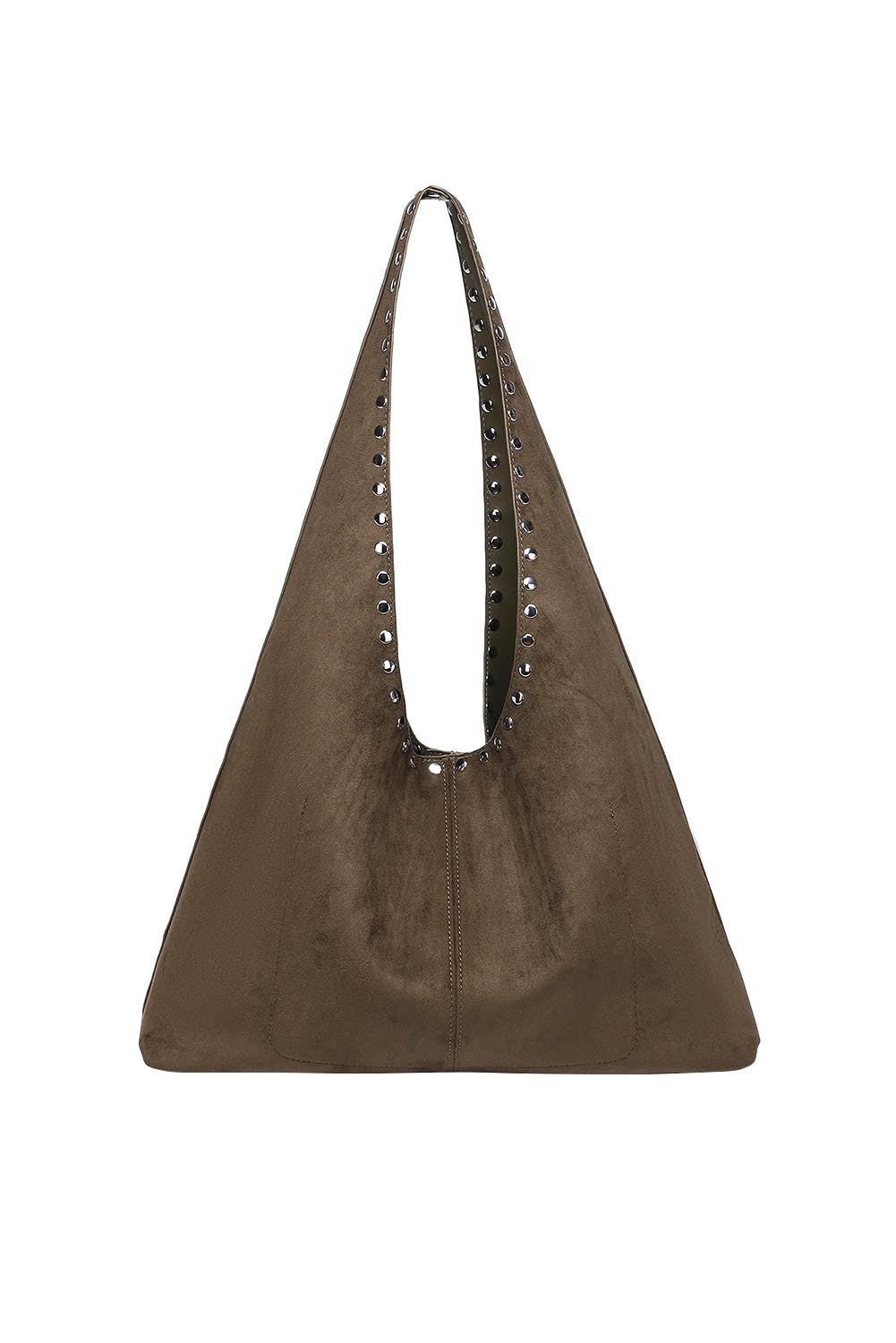 Hailey Suedette Shoulder Bag – Olive