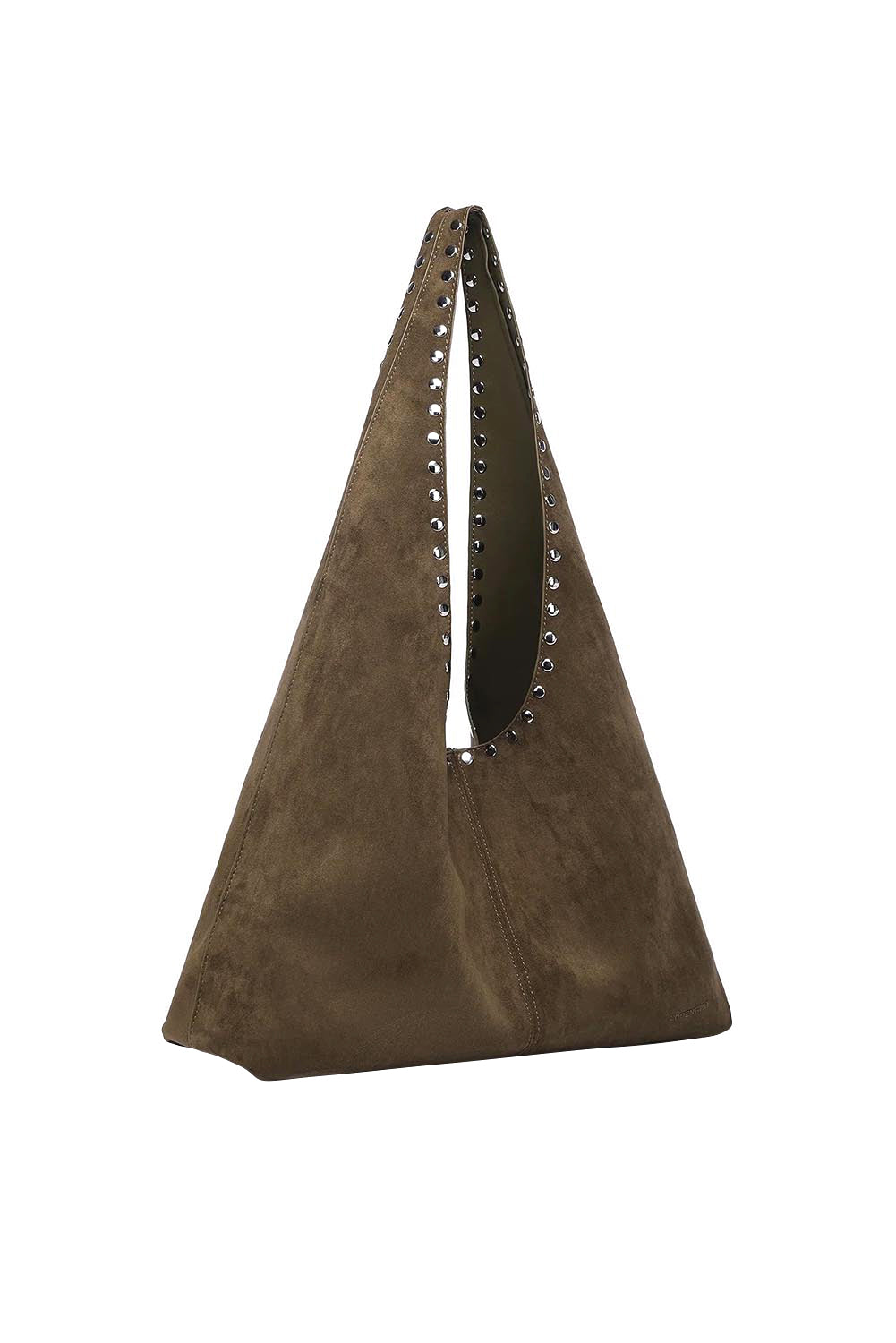Hailey Suedette Shoulder Bag – Olive