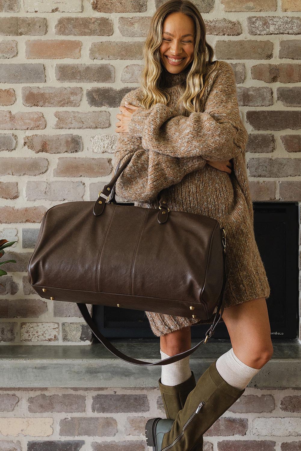 Cooper Travel Bag – Chocolate