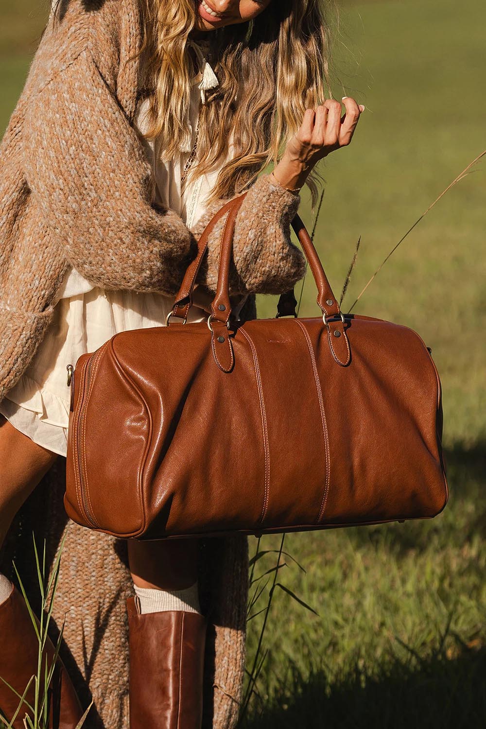 Cooper Travel Bag – Cognac