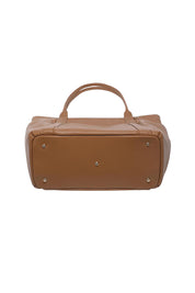 Product shot of the Chicago Tote Bag - Nutmeg in colour Nutmeg, showing detail