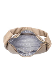 Product shot of the Capri Shoulder Bag in colour Stone, detail
